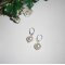 Boucles d'oreilles en perles de culture  sur dormeuses en argent 925