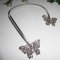 Original Swarovski crystal butterfly necklace