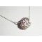 925 silver necklace with Swarovski crystal beads on fine chain