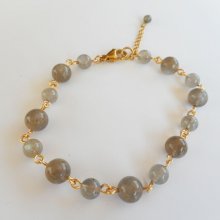 Labradorite stone bracelet